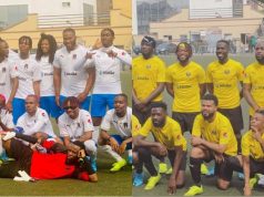 Singer Davido Spotted Smoking On Football Pitch