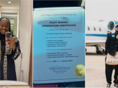24-Year-Old Nigerian Lady Begs Singer Davido To Employ Her As His Pilot, Shows Off Licence