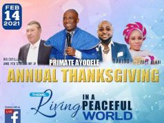 Singer Davido to perform alongside Tope Alabi at Church thanksgiving