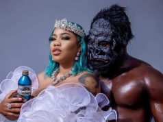 Toyin Lawani’s photographer, Segun Wealth engages her on Valentine’s Day (Video)