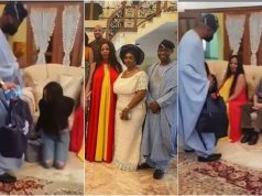 Watch Davido’s Father, Dr. Deji Adeleke, Handing Over Bags Of cash To The Inlaws Of Shina Rambo