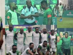 Heineken match: Fans blow hot over video of Davido captaining Okocha, Amokachi, Others against Seedorf’s team
