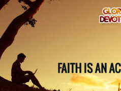 Faith is an action