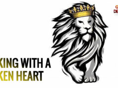 The king with a broken heart