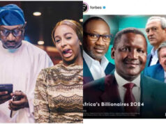 DJ Cuppy thrilled as her billionaire father Femi Otedola makes the list of Forbes top 20 richest people in Africa