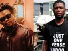 Upcoming artist treks 29 days from Delta to Lagos to see Olamide